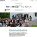 Der Nordschleswiger – The twelfth night – was ihr wollt